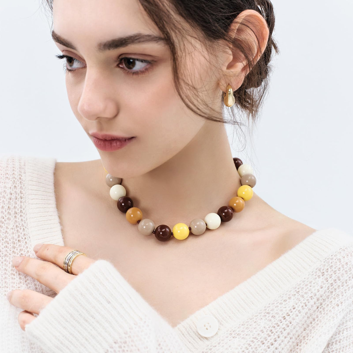Resin Beaded Necklaces