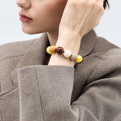 Chunky Opaque Resin Beaded Bracelets