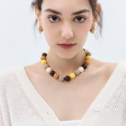 Resin Beaded Necklaces