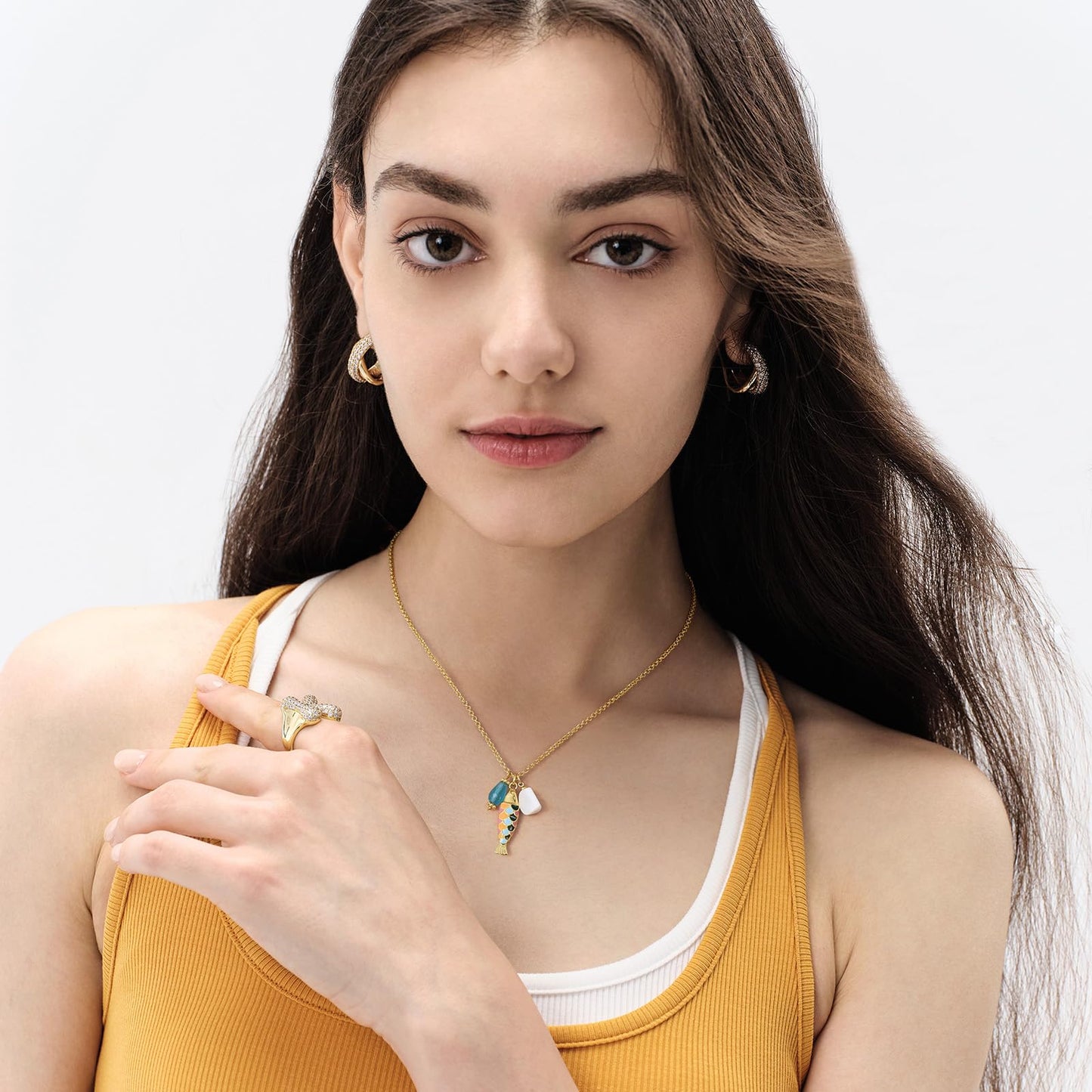 Fish Pendant Necklace