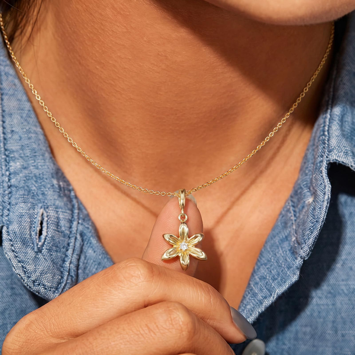 Gold Plated Four Leaf Clover Charm