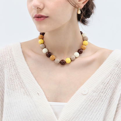 Resin Beaded Necklaces