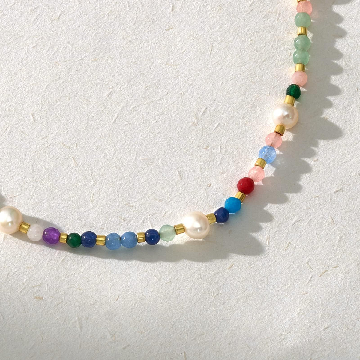 Colorful Beaded Choker Necklace