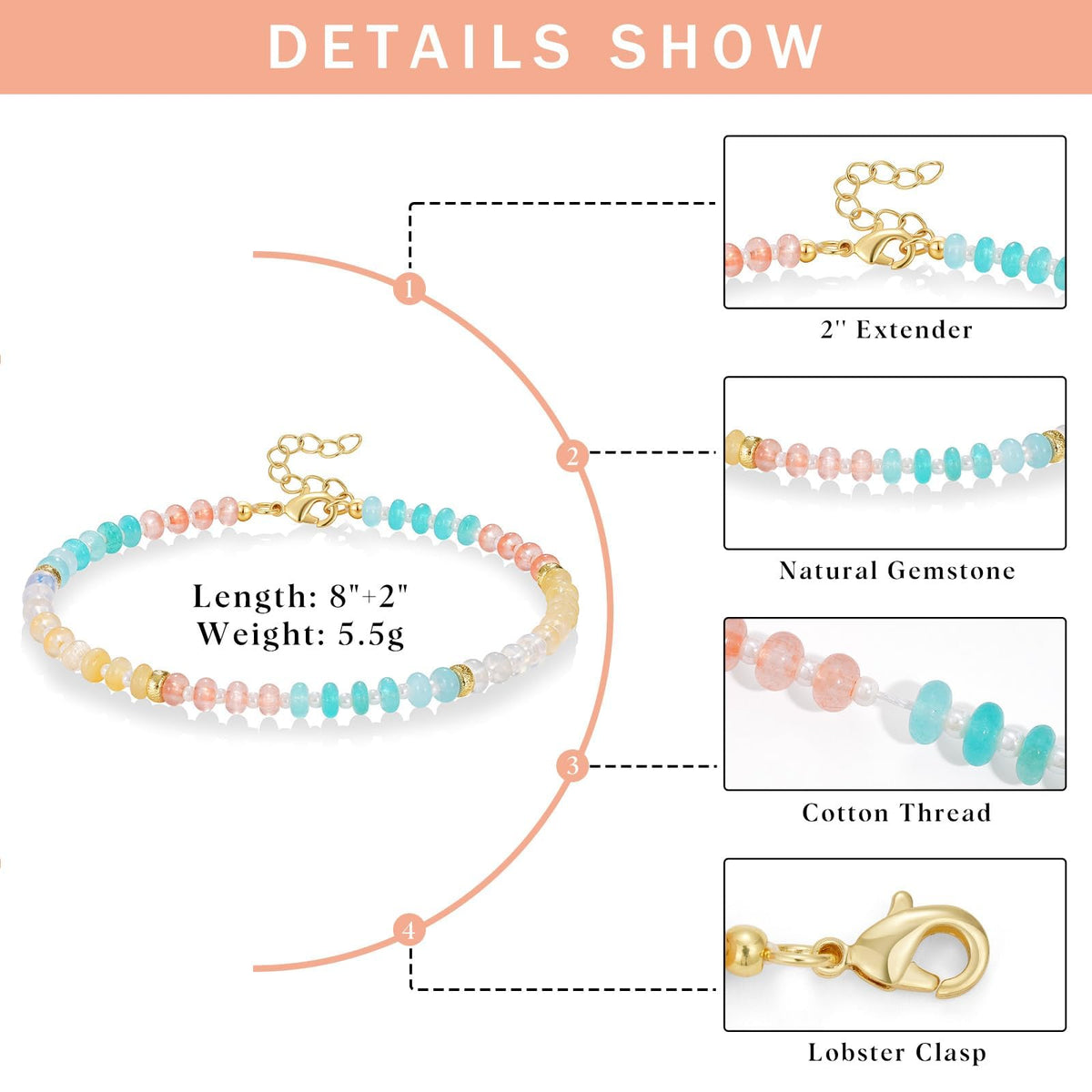 Beaded Ankle Bracelets