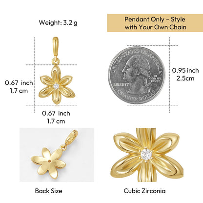 Gold Plated Four Leaf Clover Charm