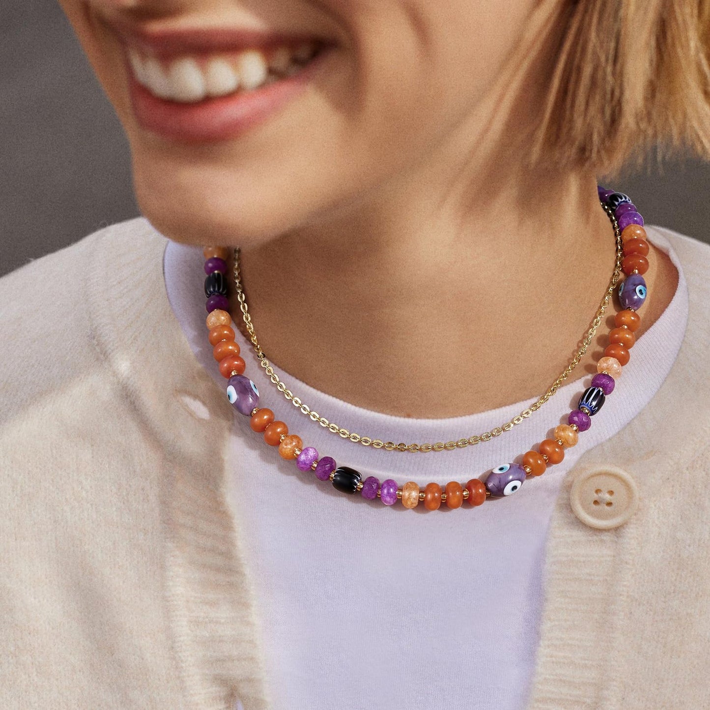 Halloween Beaded Necklaces