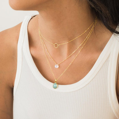 Teardrop Pendant Necklace