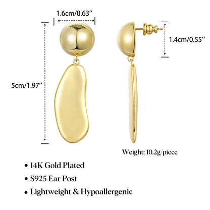 Gold Dangle Earrings