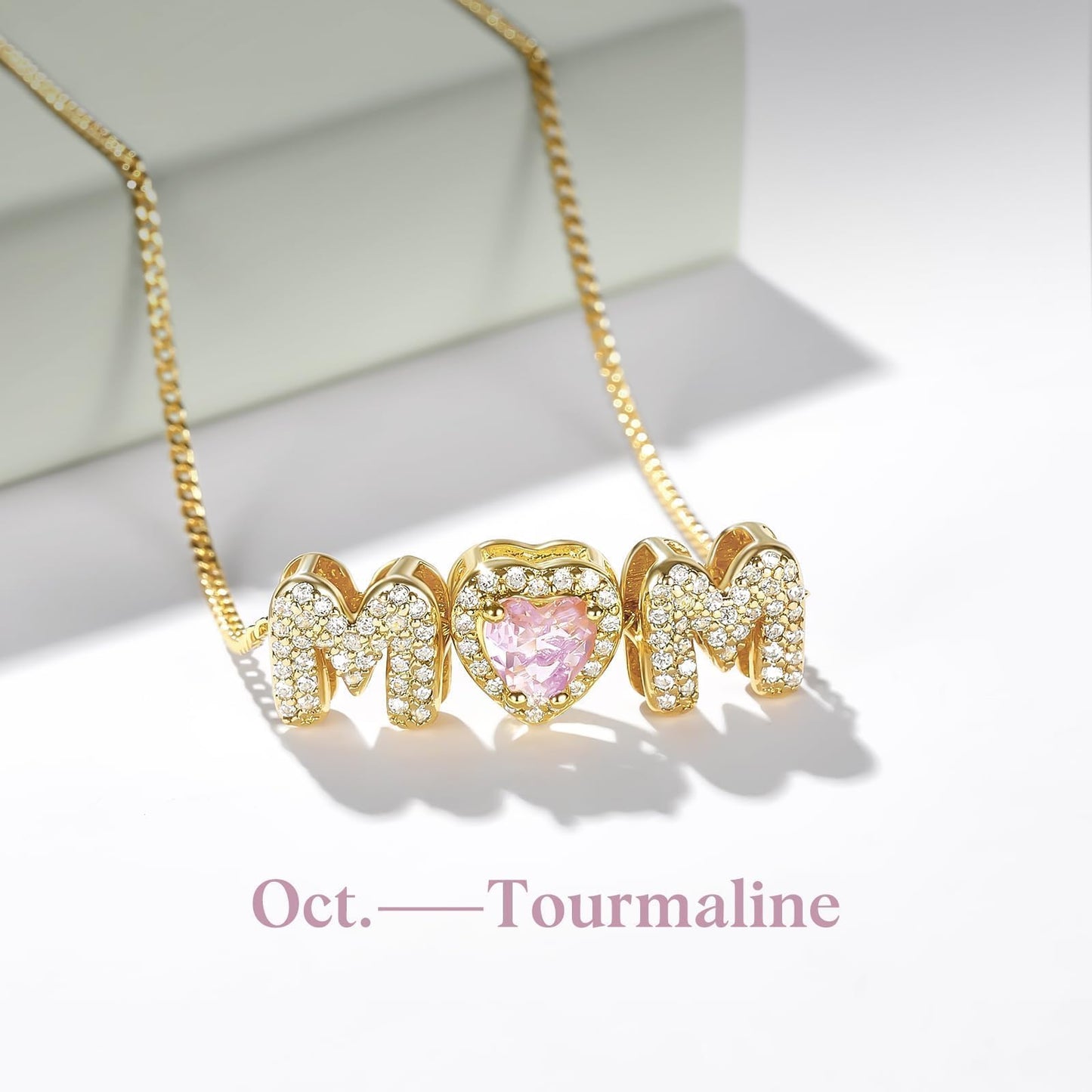 Mom Necklace with Birthstone