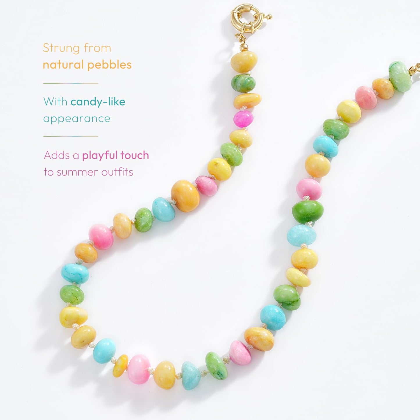 Beaded Natural Stone Necklaces