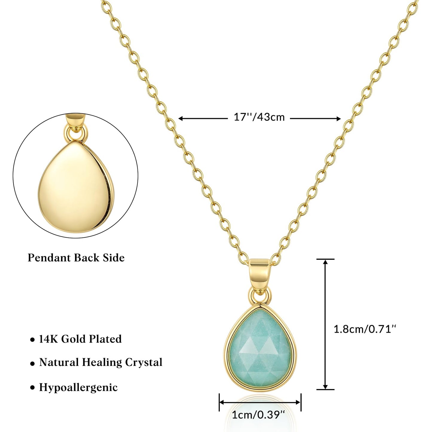 Teardrop Pendant Necklace