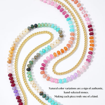 Colorful Layered Beaded Necklaces