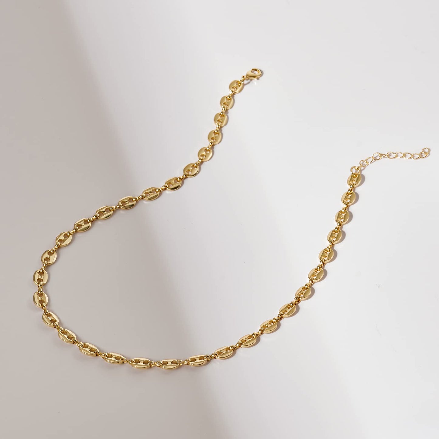 Gold Necklace for Women, Chunky Chain Choker