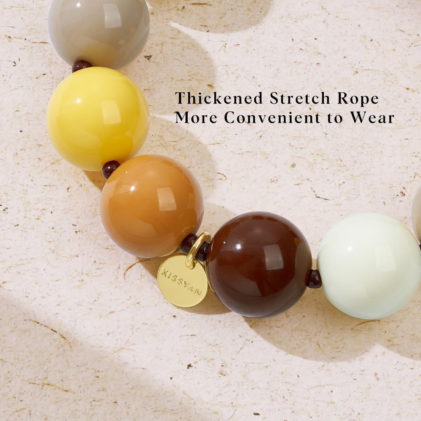 Chunky Opaque Resin Beaded Bracelets