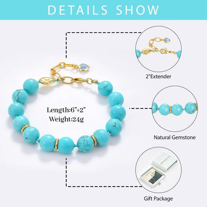 Beaded Natural Stone Bracelets