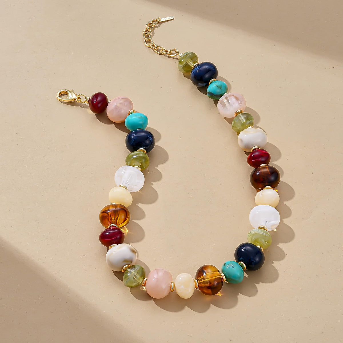Chunky Translucent Resin Beaded Necklaces