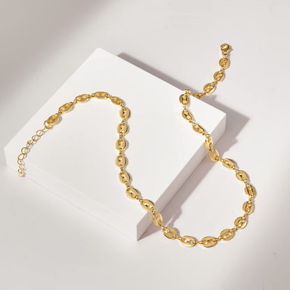 Gold Necklace for Women, Chunky Chain Choker