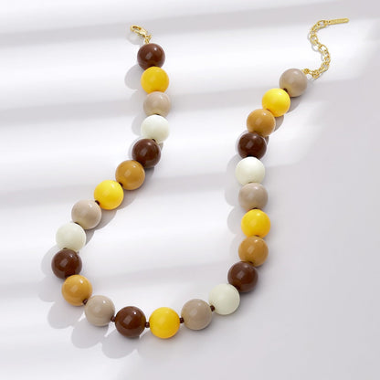 Resin Beaded Necklaces