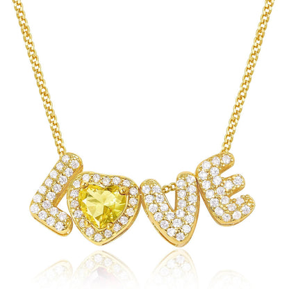 Mom Necklace with Birthstone