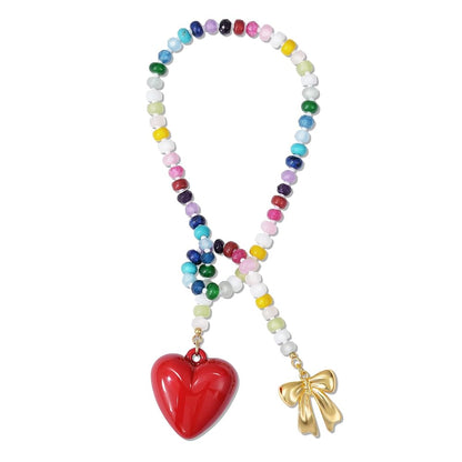 Beaded Bag Keychain Charms