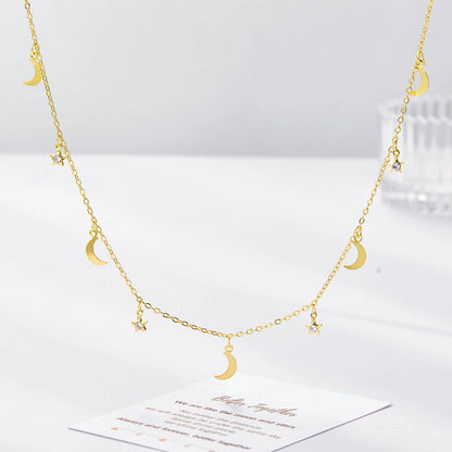 Detailed view of the Star and Moon elements on the Choker