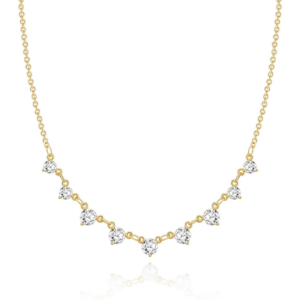 Dainty Choker Necklace on white background