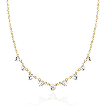 Dainty Choker Necklace on white background