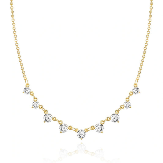 Dainty Choker Necklace on white background