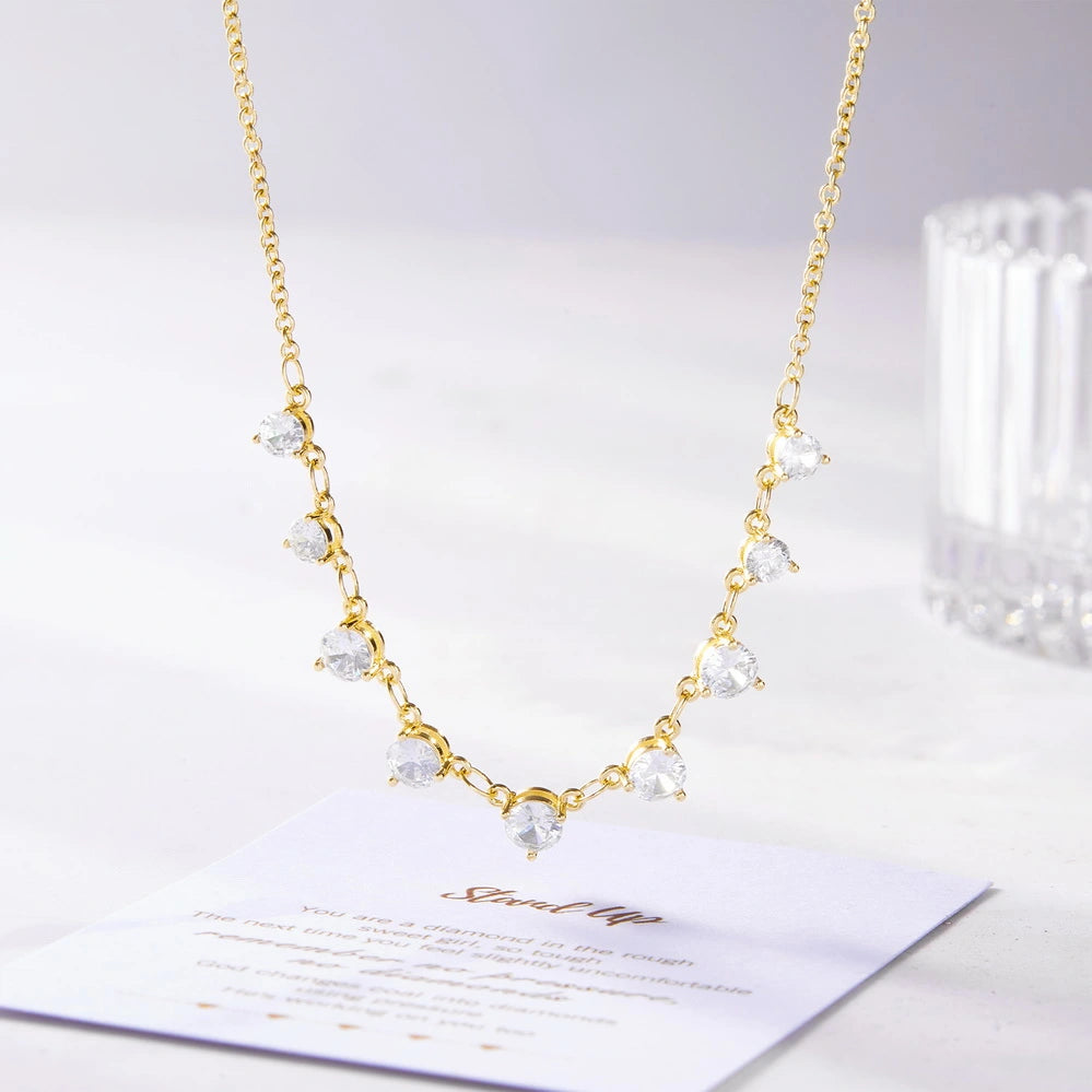 Elegance personified with the 9 Choker Necklace