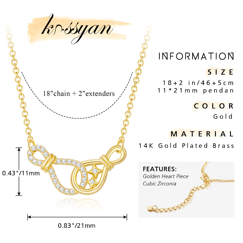 Fashion Chain Double Knot Necklace