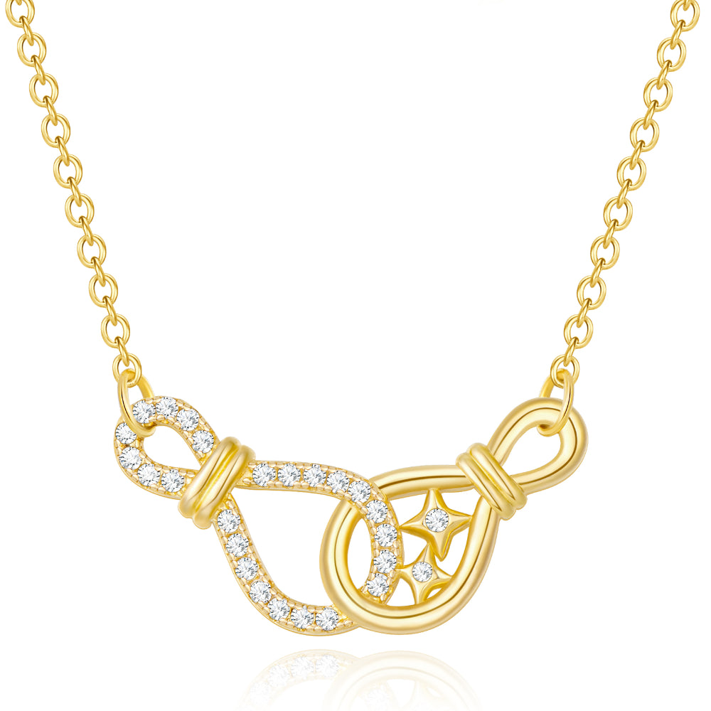 Fashion Chain Double Knot Necklace