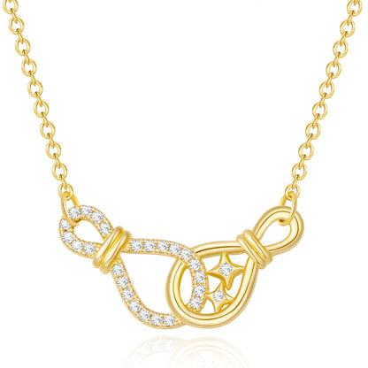 Fashion Chain Double Knot Necklace