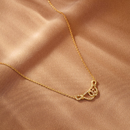 Fashion Chain Double Knot Necklace