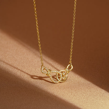Fashion Chain Double Knot Necklace